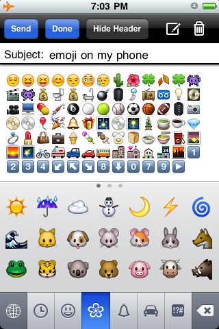 Iphone Emoticons